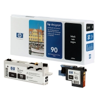 HP 90 (C5054A) tête d'impression et nettoyeur de tête d'impression noir (d'origine) C5054A 030600