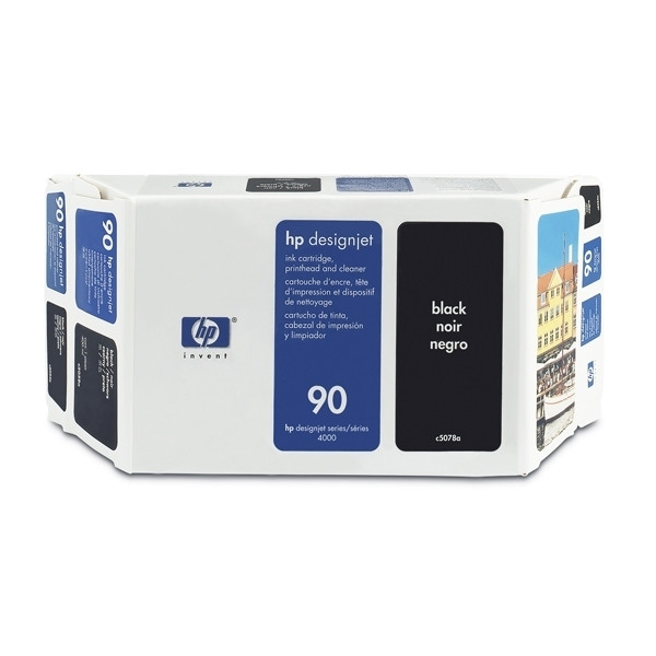 HP 90 (C5078A) cartouche pack avantageux d'encre noire (d'origine) C5078A 030655 - 1