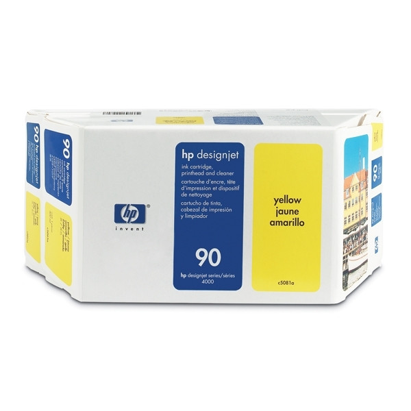 HP 90 (C5081A) cartouche pack avantageux d'encre jaune (d'origine) C5081A 030670 - 1