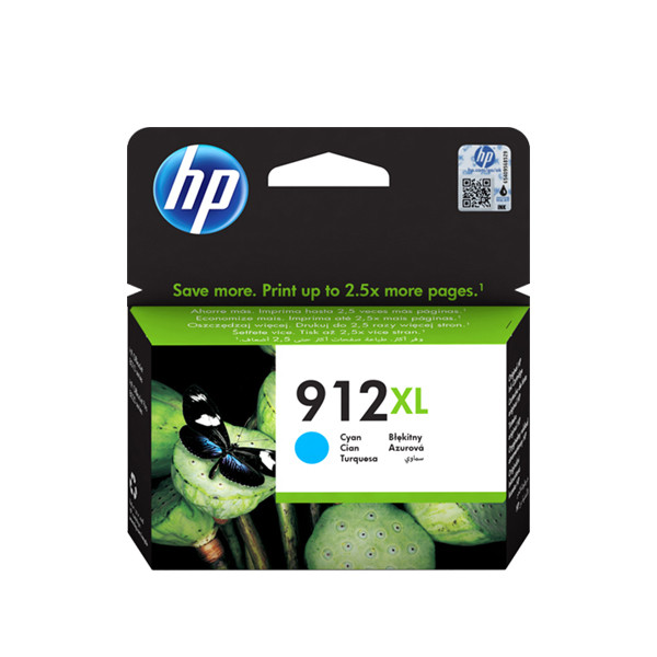 HP 912XL (3YL81AE) cartouche d'encre haute capacité (d'origine) - cyan 3YL81AE 055424 - 1
