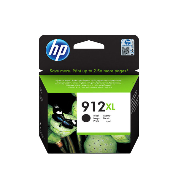 HP 912XL (3YL84AE) cartouche d'encre haute capacité (d'origine) - noir 3YL84AE 055422 - 1