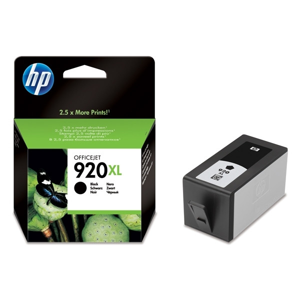 HP 920XL (CD975AE) cartouche d'encre haute capacité (d'origine) - noir CD975AE 044016 - 1