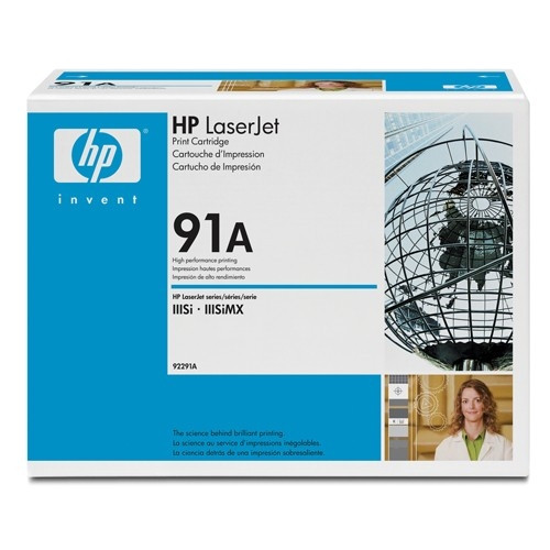 HP 92291A (91A / EP-N) toner (d'origine) - noir 92291A 032052 - 1