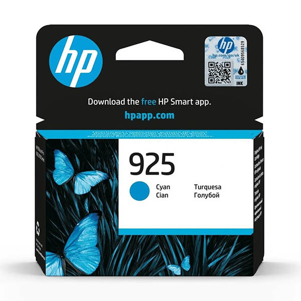 HP 925 (4K0V6PE) cartouche d'encre (d'origine) - cyan 093500 - 1