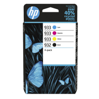HP 933/932 (6ZC71AE) multipack noir/cyan/magenta/jaune (d'origine) 6ZC71AE 044712