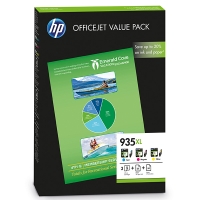 HP 935XL (F6U78AE) pack avantageux incl. 75 feuilles de papier (d'origine) F6U78AE 044460