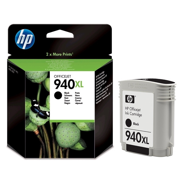 HP 940XL (C4906AE) cartouche d'encre haute capacité (d'origine) - noir C4906AE 044002 - 1