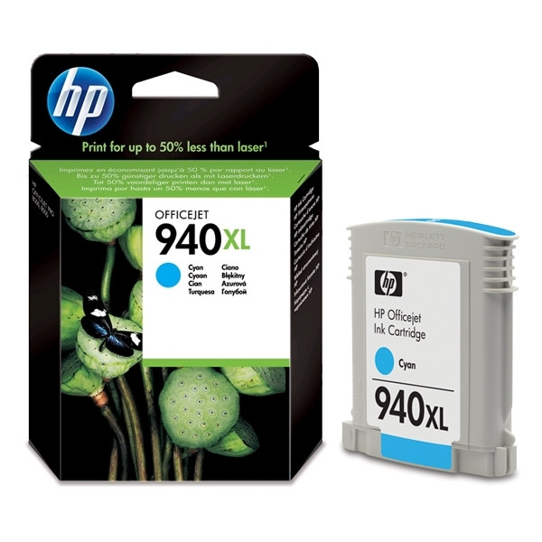 HP 940XL (C4907AE) cartouche d'encre haute capacité (d'origine) - cyan C4907AE 044004 - 1