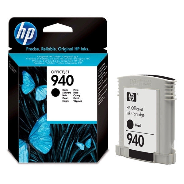 HP 940 (C4902AE) cartouche d'encre (d'origine) - noir C4902AE 044000 - 1