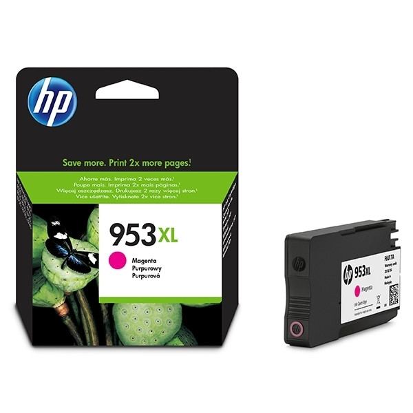 HP 953XL (F6U17AE) cartouche haute capacité (d'origine) - magenta F6U17AE 044540 - 1