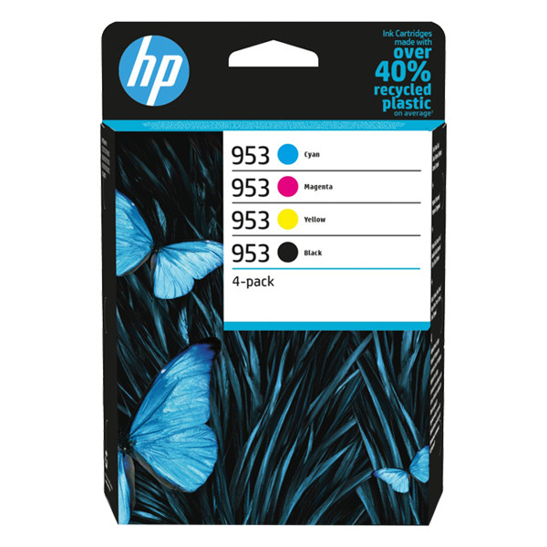 HP 953 (6ZC69AE) multipack (d'origine) - noir/cyan/magenta/jaune 6ZC69AE 093130 - 1