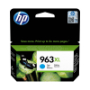 HP 963XL (3JA27AE) cartouche d'encre haute capacité (d'origine) - cyan