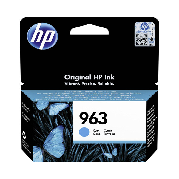 HP 963 (3JA23AE) cartouche d'encre (d'origine) - cyan 3JA23AE 055376 - 1