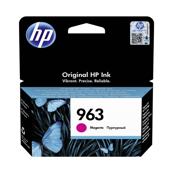 HP 963 (3JA24AE) cartouche d'encre (d'origine) - magenta 3JA24AE 055378 - 1