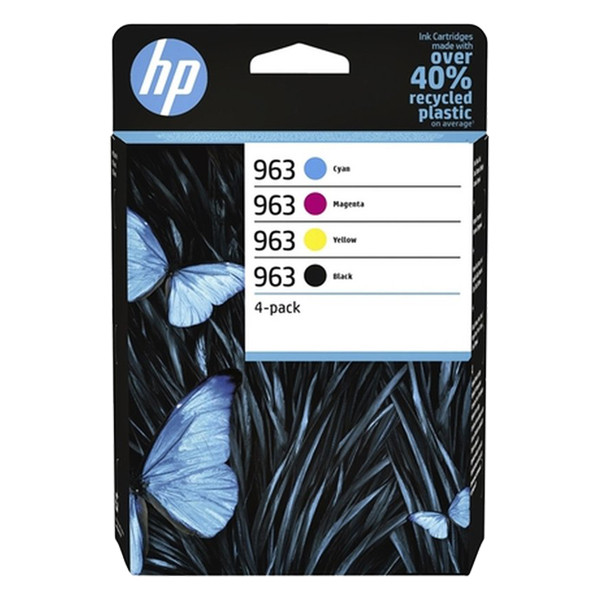 HP 963 (6ZC70AE) multipack noir/cyan/magenta/jaune (d'origine) 6ZC70AE 044710 - 1