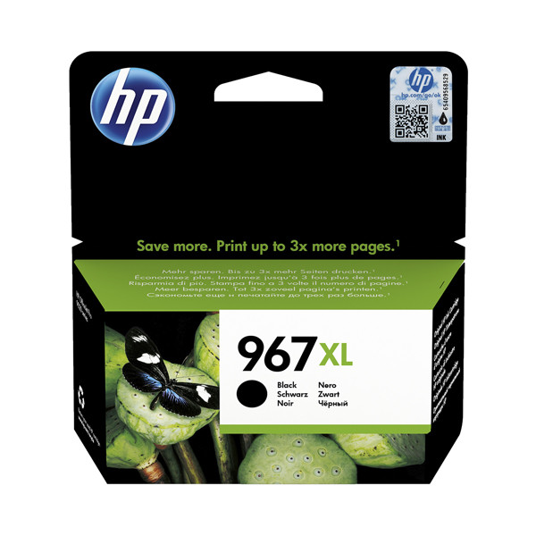 HP 967XL (3JA31AE) cartouche d'encre noire haute capacité (d'origine) 3JA31AE 055390 - 1