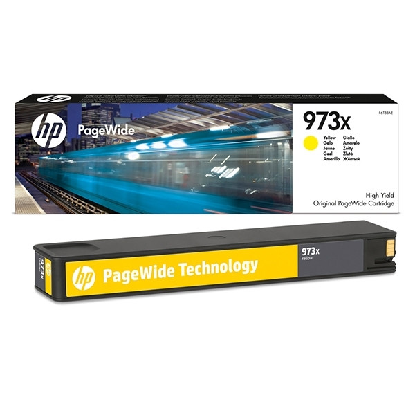 HP 973X (F6T83AE) cartouche d'encre haute capacité (d'origine) - jaune F6T83AE 054920 - 1