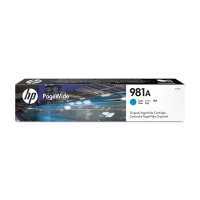 HP 981A (J3M68A) cartouche d'encre (d'origine) - cyan J3M68A 044560