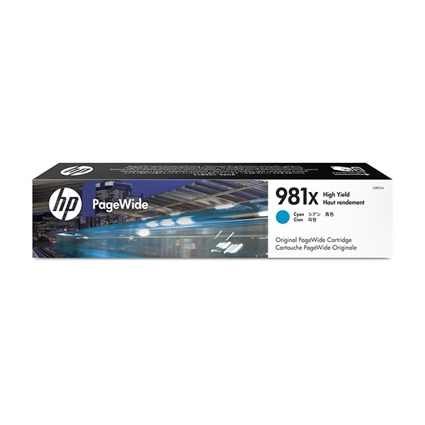 HP 981X (L0R09A) cartouche d'encre haute capacité (d'origine) - cyan L0R09A 044562 - 1