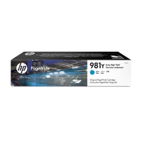 HP 981Y (L0R13A) cartouche d'encre extra haute capacité (d'origine) - cyan L0R13A 044564