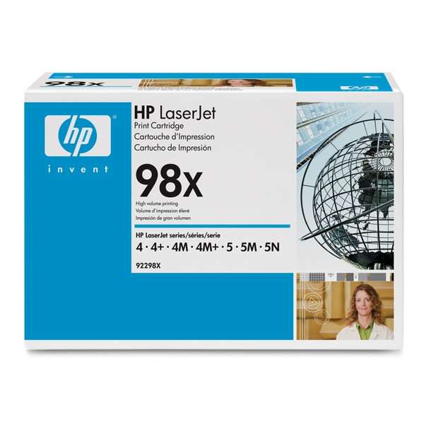 HP 98X (92298X / EP-E / TN-9000) toner haute capacité (d'origine) - noir 92298X 032032 - 1