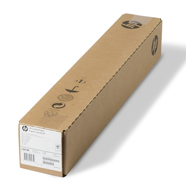 HP C6019B rouleau de papier couché 610 mm (24 pouces) x 45,7 m (90 g/m²) C6019B 151024 - 1