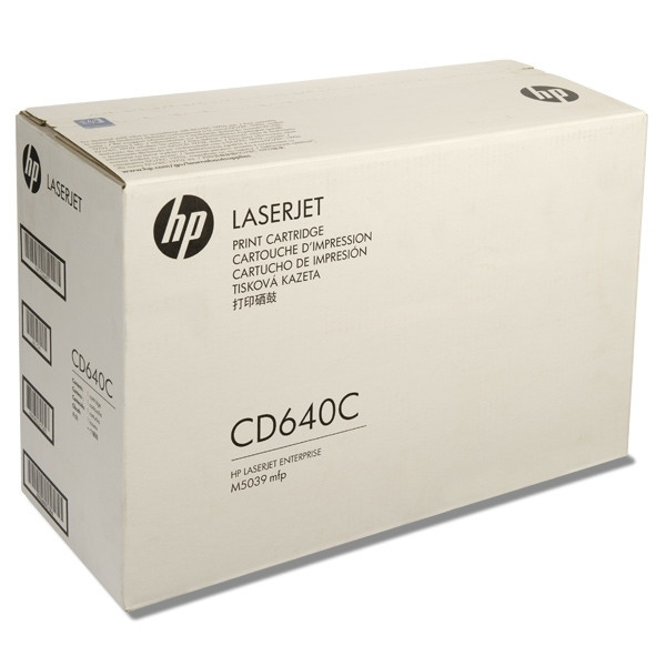 HP CD640C toner (d'origine) - noir CD640C 039932 - 1