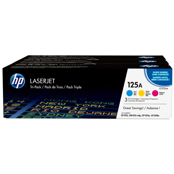 HP CF373AM multipack (d'origine) - cyan/magenta/jaune CF373AM 054764 - 1