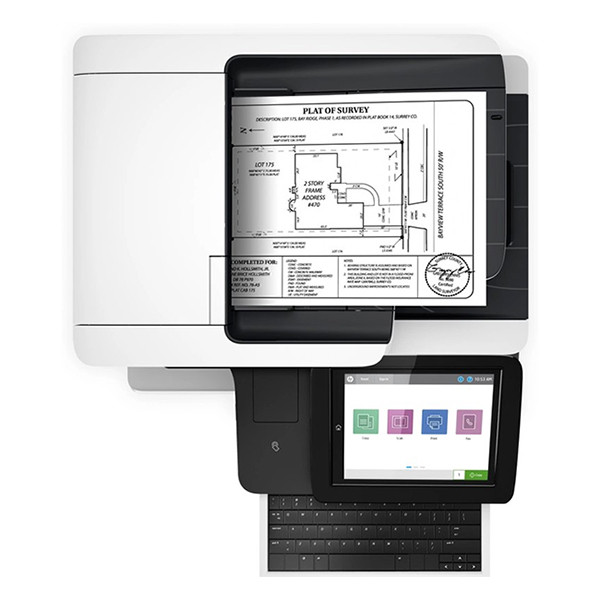 HP LaserJet Enterprise Flow MFP M528z imprimante laser multifonction A4 noir et blanc avec wifi (4 en 1) 1PV67A 1PV67AB19 896064 - 4
