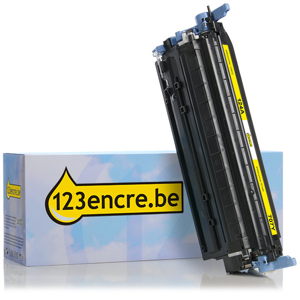 HP Marque 123encre remplace HP 124A (Q6002A) toner jaune Q6002AC 039552 - 1