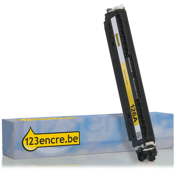 HP Marque 123encre remplace HP 126A (CE312A) toner - jaune CE312AC 054005 - 1