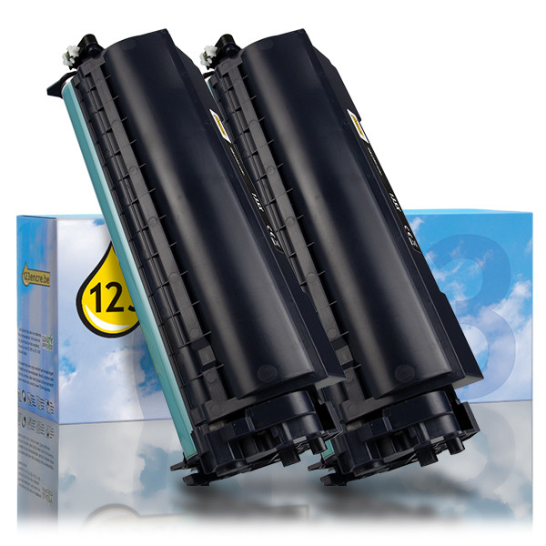 Marque 123encre remplace HP 135X (W1350X) toner haute capacité duopack - noir 055489 - 1