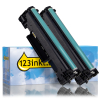 Marque 123encre remplace HP 142A (W1420A) toner duopack - noir