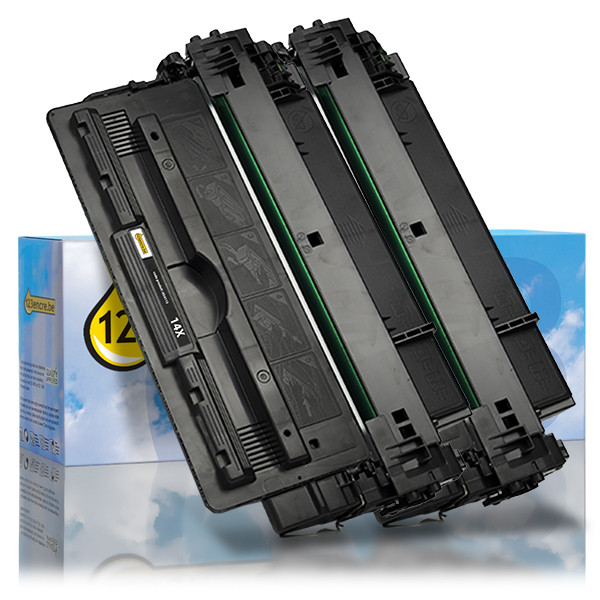 Marque 123encre remplace HP 14X (CF214X) toner haute capacité double pack - noir 054669 - 1