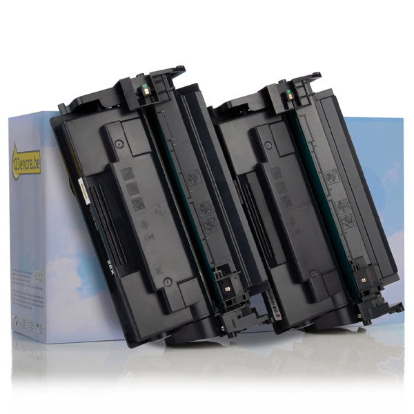 Marque 123encre remplace HP 26X (CF226XD) toner duopack haute capacité - noir 132178 - 1