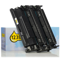 HP Marque 123encre remplace HP 26X (CF226X) duopack de toners haute capacité - noir CF226XC 160711