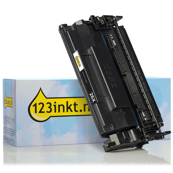 HP Marque 123encre remplace HP 26X (CF226X) toner haute capacité - noir CF226XC 054879 - 1