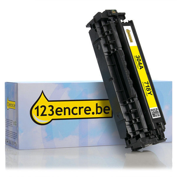 HP Marque 123encre remplace HP 304A (CC532A) toner jaune CC532AC 039827 - 1