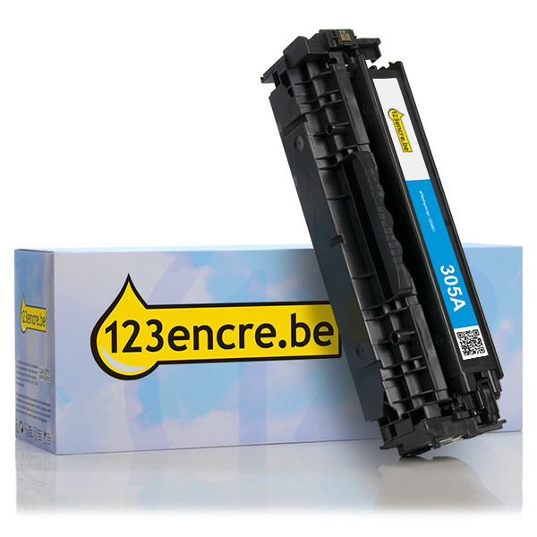 HP Marque 123encre remplace HP 305A (CE411A) toner - cyan CE411AC 054061 - 1