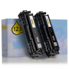 Marque 123encre remplace HP 305X (CE410XD) toner duopack - noir