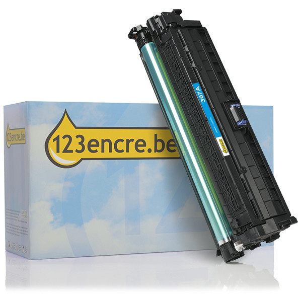 HP Marque 123encre remplace HP 307A (CE741A) toner cyan CE741AC 039905 - 1