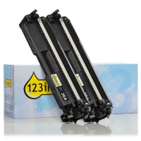 HP Marque 123encre remplace HP 30A (CF230A) duopack de toners - noir CF230AC 160710