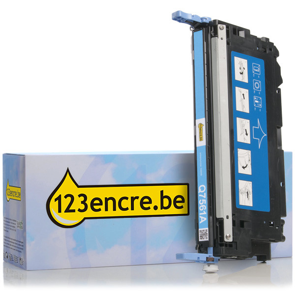 HP Marque 123encre remplace HP 314A (Q7561A) toner cyan Q7561AC 039566 - 1