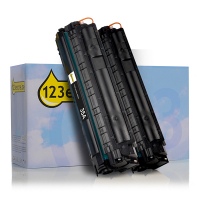 HP Marque 123encre remplace HP 35AD (CB435AD) multipack double toner noir CB435ADC 132122