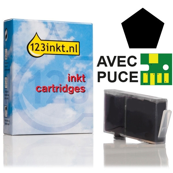 HP Marque 123encre remplace HP 364 (CB316EE) cartouche d'encre - noir CB316EEC 044184 - 1