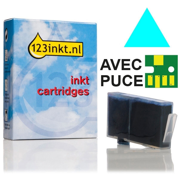 HP Marque 123encre remplace HP 364 (CB318EE) cartouche d'encre cyan CB318EEC 044175 - 1