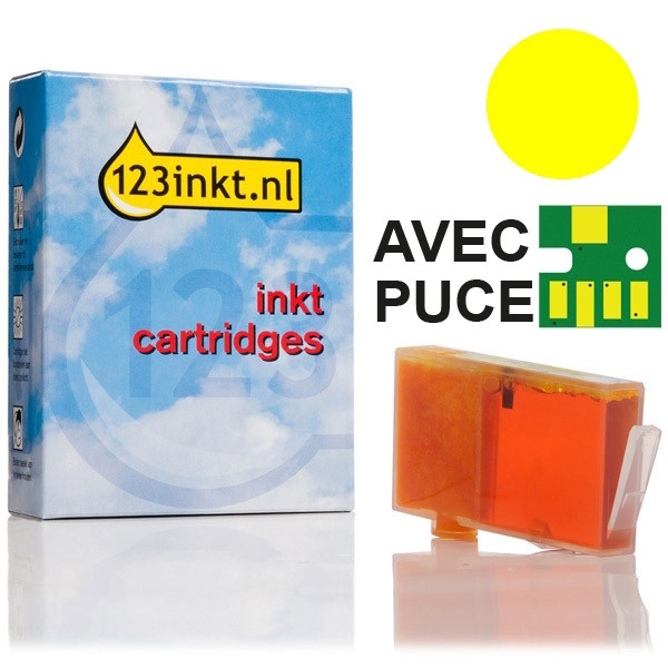 HP Marque 123encre remplace HP 364 (CB320EE) cartouche d'encre - jaune CB320EEC 044179 - 1