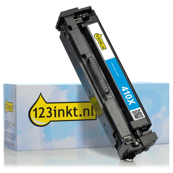 HP Marque 123encre remplace HP 410X (CF411X) toner haute capacité - cyan CF411XC 054891 - 1