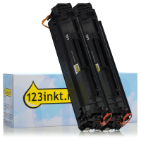 HP Marque 123encre remplace HP 44A (CF244A) duopack de toners - noir CF244AC 160700