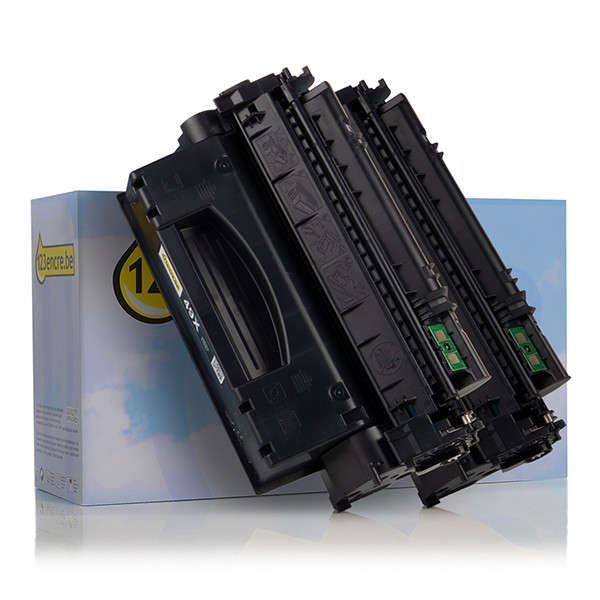 HP Marque 123encre remplace HP 49XD (Q5949XD) multipack double toner noir haute capacité Q5949XDC 132157 - 1